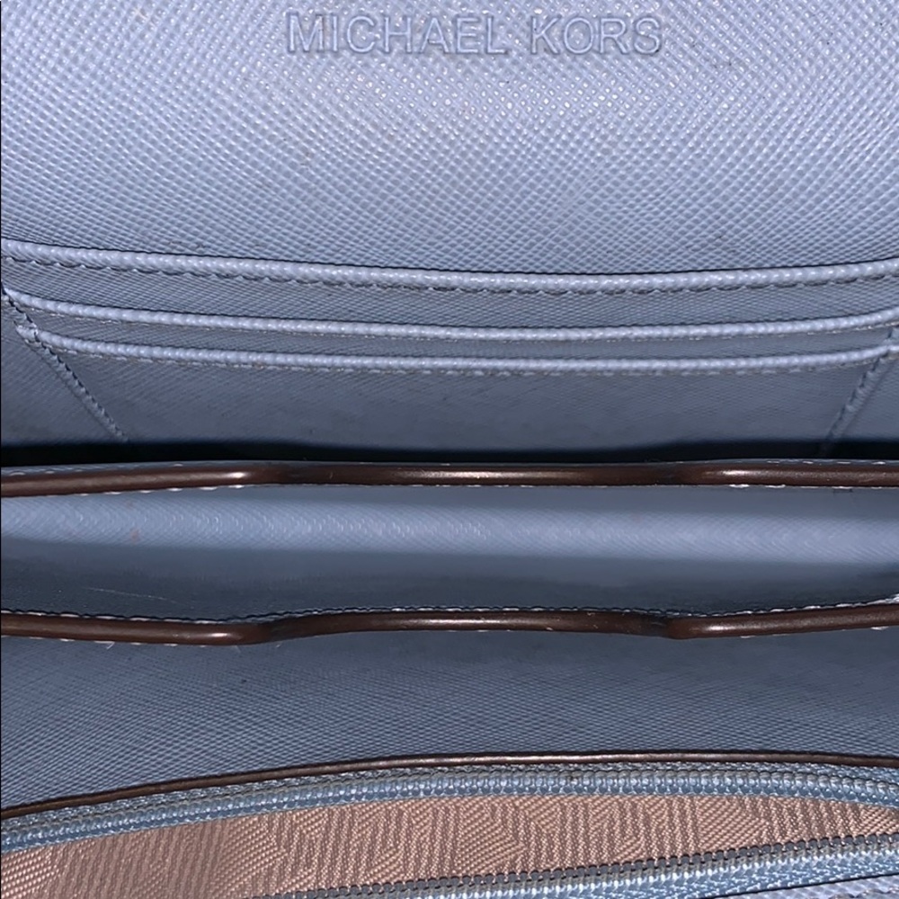 Rare Baby Blue Michael Kors Crossbody/Clutch Gem